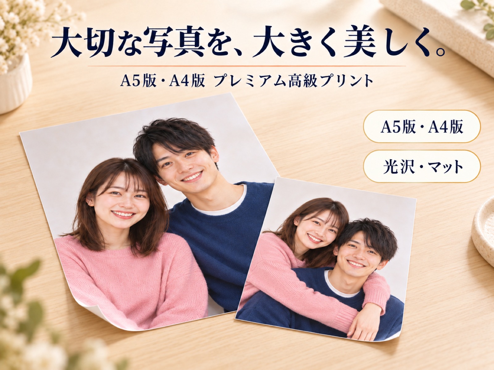 A5版・A4版 プレミアム高級プリント 1